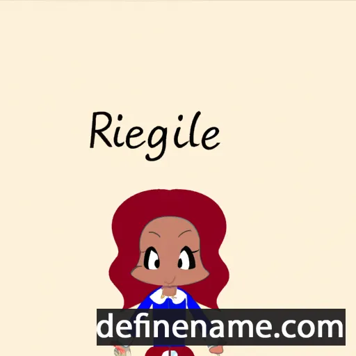 Régilinde cartoon