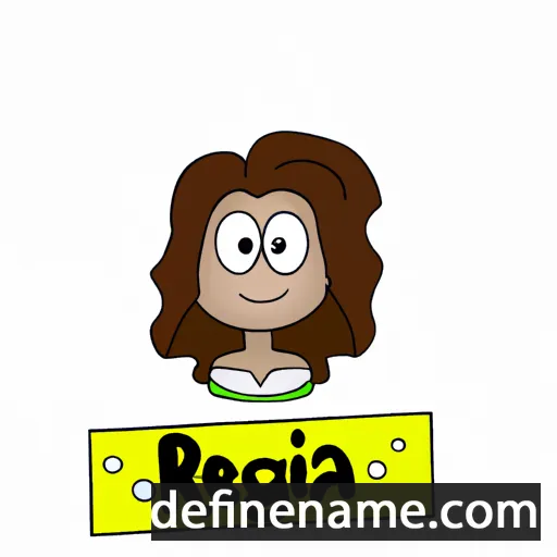 cartoon of the name Régina