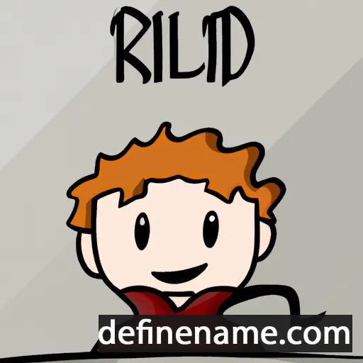 cartoon of the name Réidín