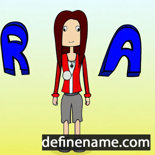 cartoon of the name Rea