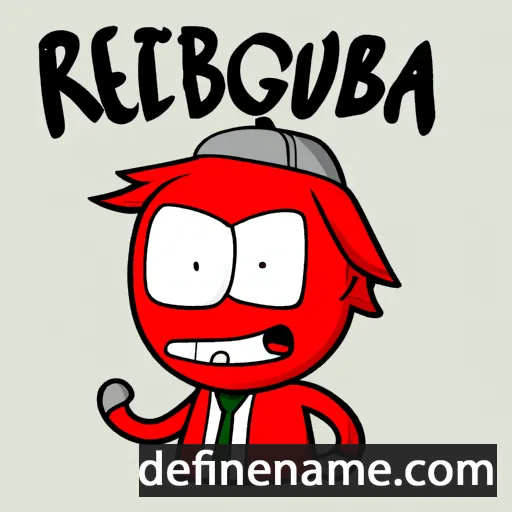 Redburga cartoon