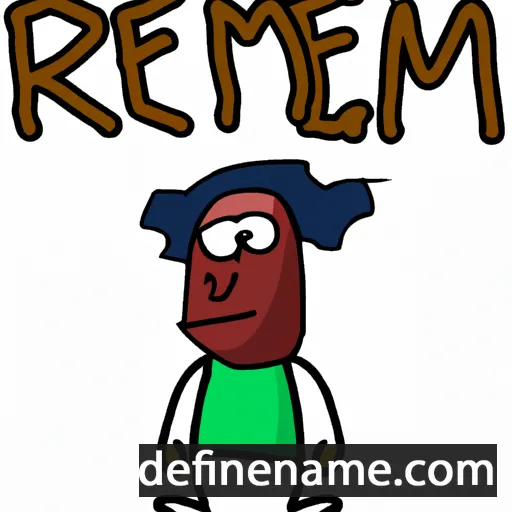 cartoon of the name Reemt