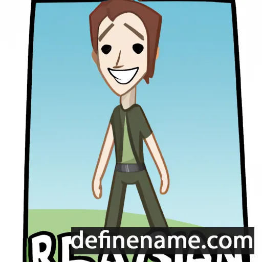 cartoon of the name Reghan