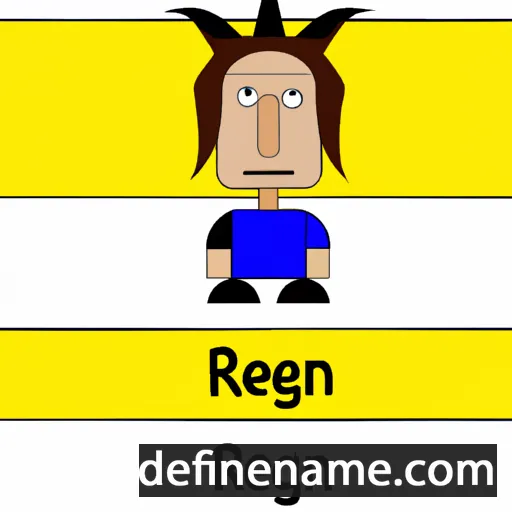 cartoon of the name Regin