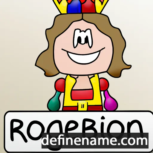 cartoon of the name Reginbjörg