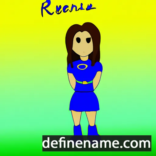 cartoon of the name Reianna