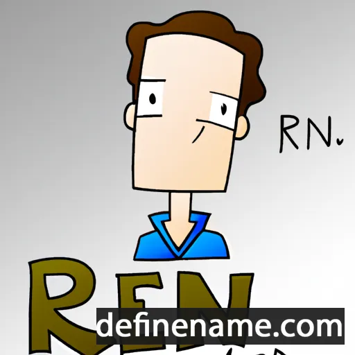 cartoon of the name Rein