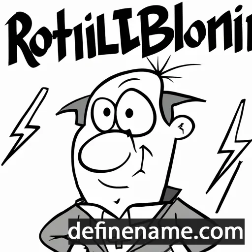 cartoon of the name Reinbolt