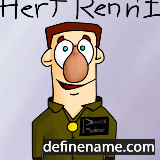 cartoon of the name Reinhart