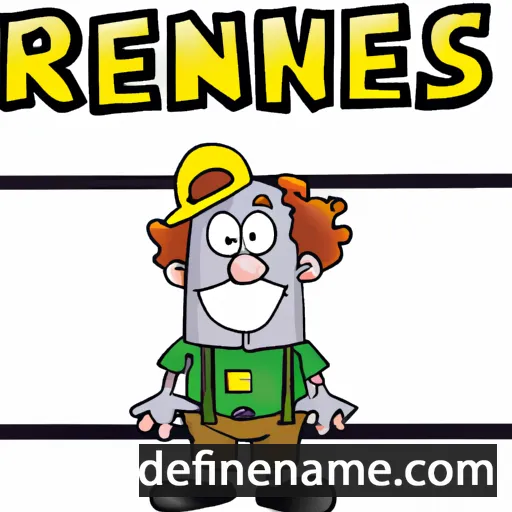 cartoon of the name Reinierus