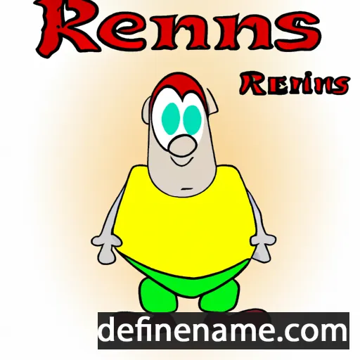 cartoon of the name Reinis