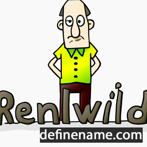 cartoon of the name Reinwald