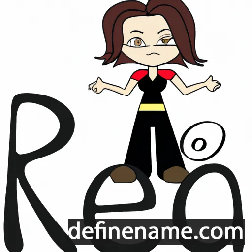 cartoon of the name Reiza