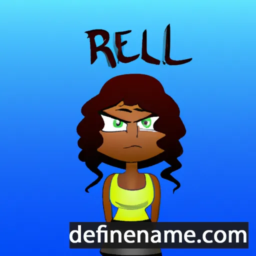 cartoon of the name Relle