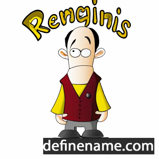 cartoon of the name Remigijus