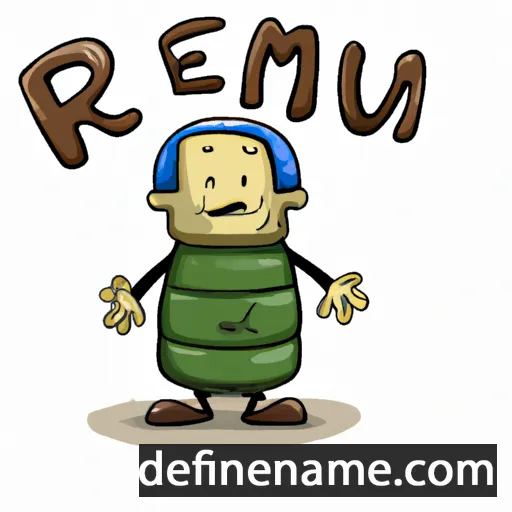 cartoon of the name Remigiu