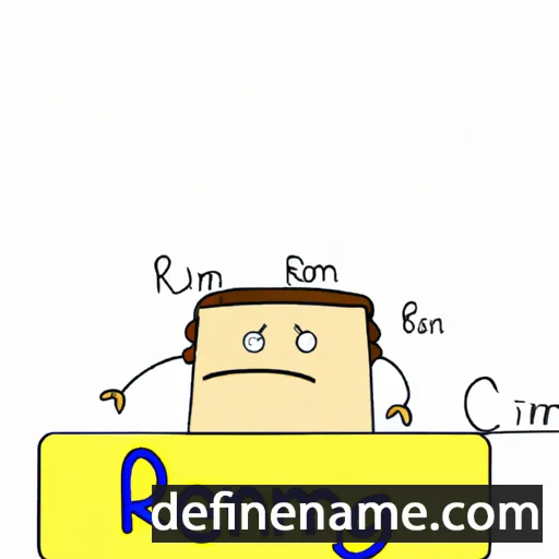 cartoon of the name Reming