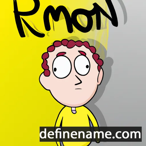 cartoon of the name Rémon