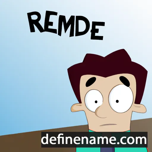 cartoon of the name Rémonde