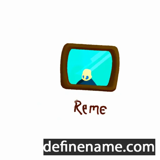 cartoon of the name Remme