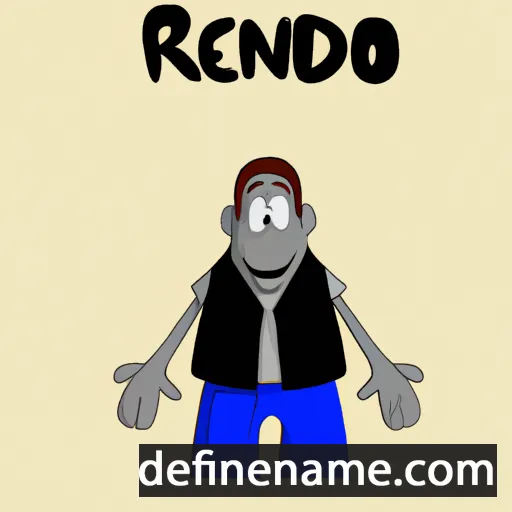 cartoon of the name Renâod