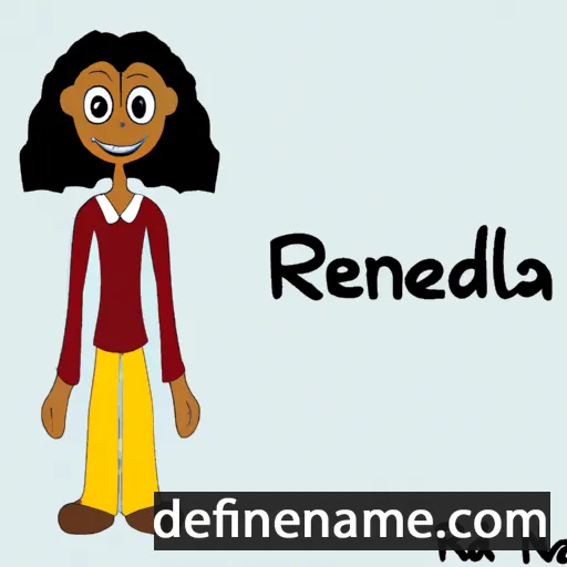 cartoon of the name Renalda