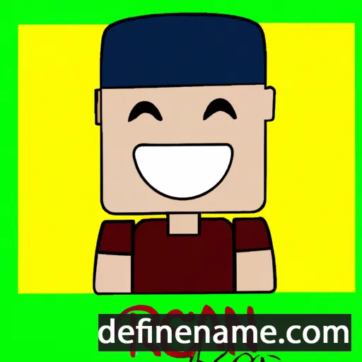 cartoon of the name Renan