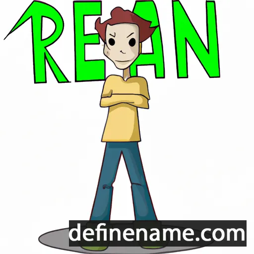 cartoon of the name Renar