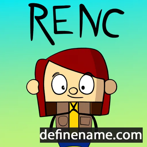 cartoon of the name Renča