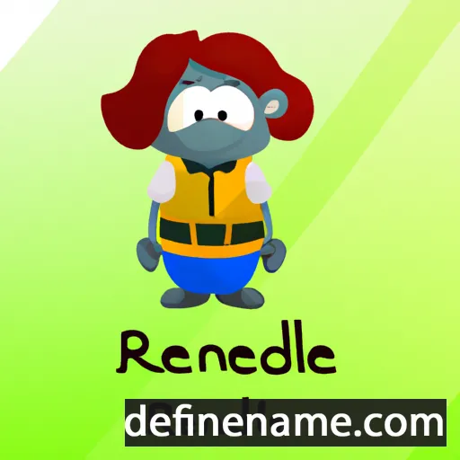 cartoon of the name Renelde