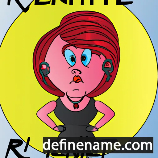 cartoon of the name Renette