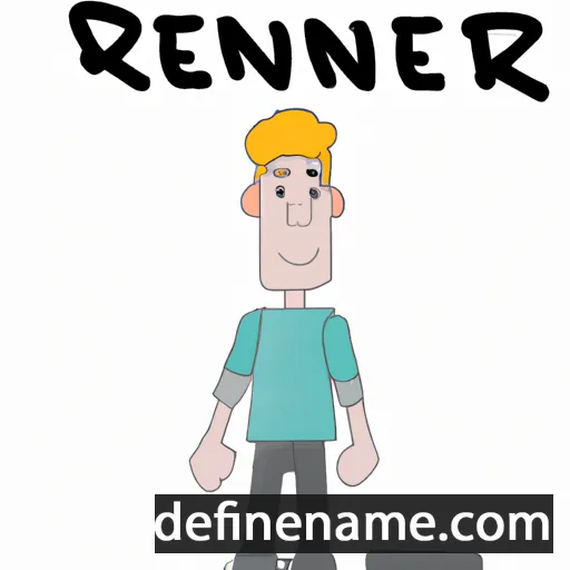 cartoon of the name Renier