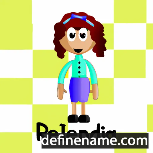 cartoon of the name Renilda