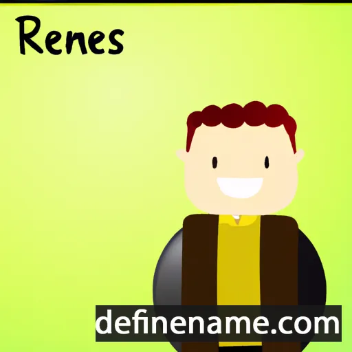 cartoon of the name Rensis