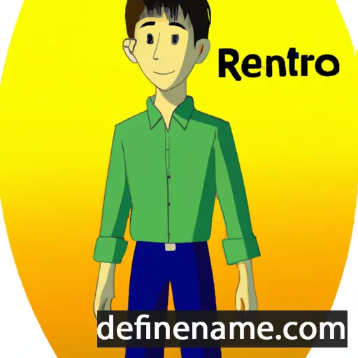 cartoon of the name Rentaro