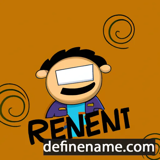 cartoon of the name Renz