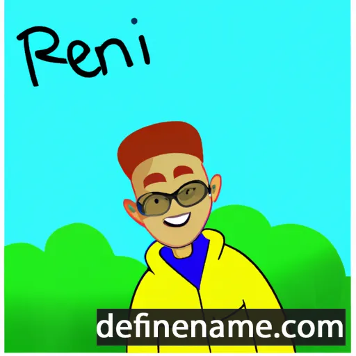 cartoon of the name Renz