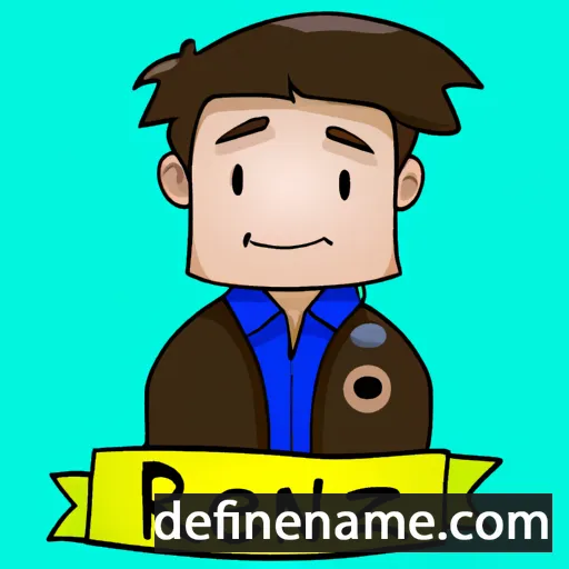 cartoon of the name Renz