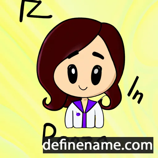 cartoon of the name Renzia