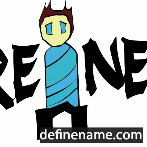 cartoon of the name Reone