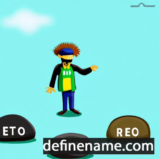 cartoon of the name Reoto