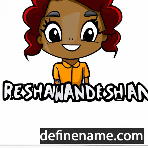 cartoon of the name Reshawnda