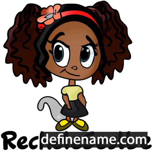 cartoon of the name Reshelle