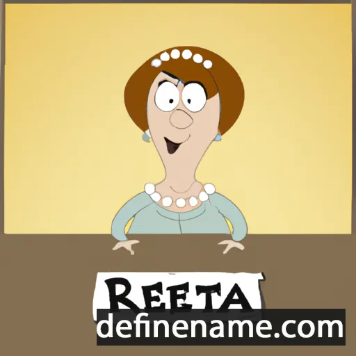 cartoon of the name Retta