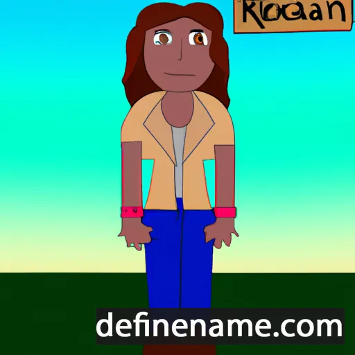 cartoon of the name Rexann