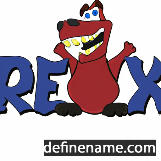 Rexy cartoon