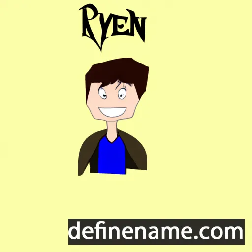 cartoon of the name Reyn