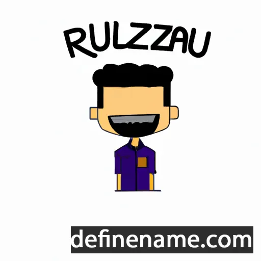 cartoon of the name Rezaul