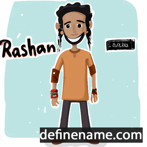 Rhashan cartoon