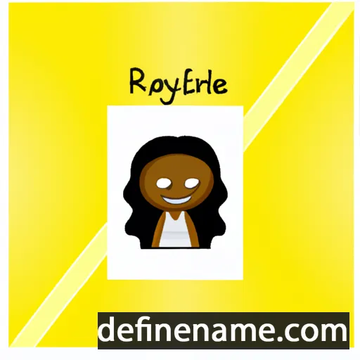 Rhayelle cartoon